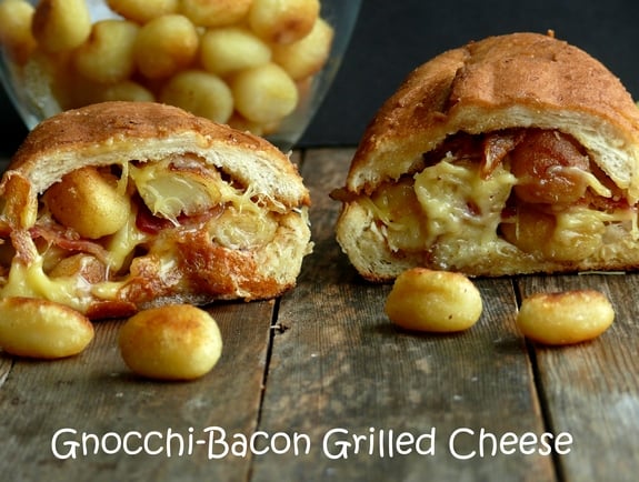 Gnocchi Bacon Grilled Cheese