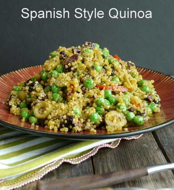 Spanish Style Quinoa the perfect side dish
