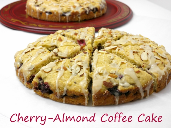 Cherry Almond Coffee Cake