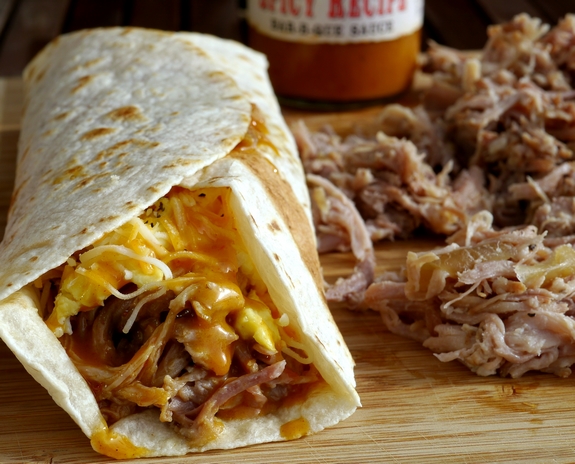 Pulled Pork Breakfast Wraps one just might not be enough