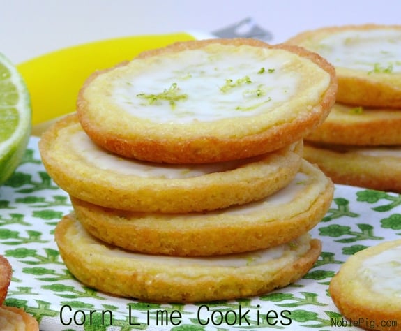Corn Lime Cookies How beautiful are these holiday