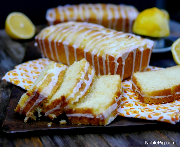 Lemon Scented Buttermilk Loave Cakes makes three