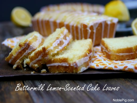 Noble Pig Buttermilk Lemon Scented Cake Loaves