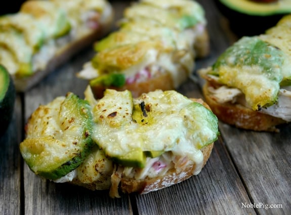 Noble Pig Cheesy Chicken and Avocado Melts 1