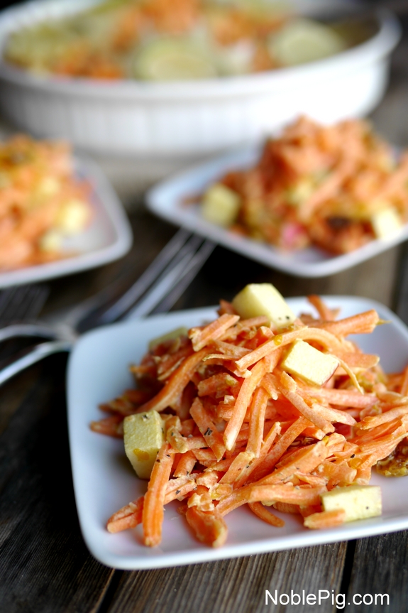 Tangy Sweet Carrot Salad from Noble Pig 3