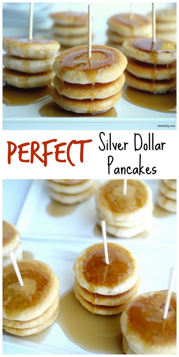 Perfect Silver Dollar Pancakes Collage