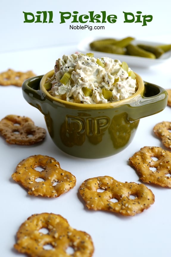 cream cheese and dill pickle dip