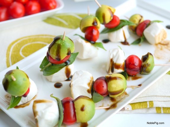 Avocado Caprese Bites its the perfect afternoon snack