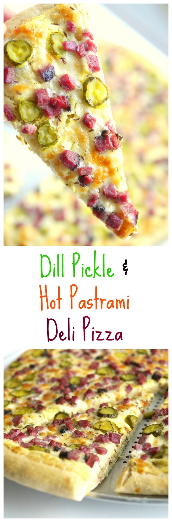 Dill Pickle and Hot Pastrami Deli Pizza