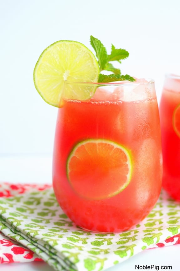 Watermelon Banana Rum Coolers a refreshing cocktail everyone will love