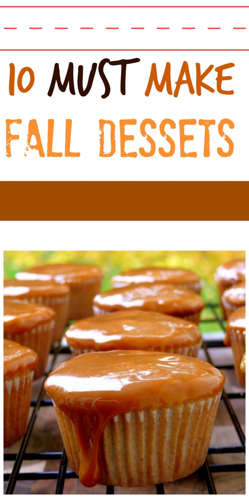 10 Must Make Fall Desserts Pin Collage