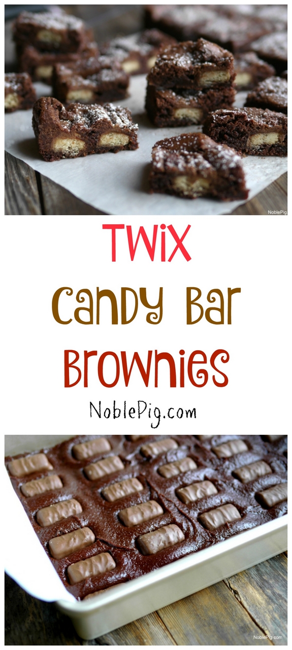 Twix Candy Bar Brownies perfect for satisfying that sweet tooth 