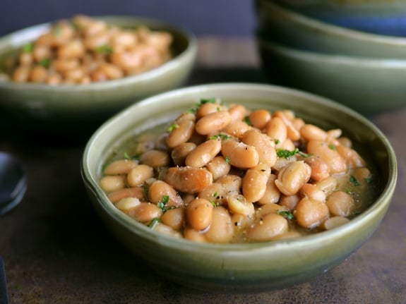 Slow Cooker Mexican Beans are packed with flavor