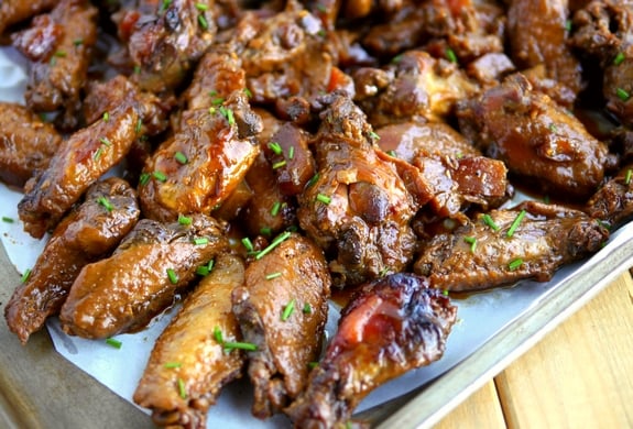 Slow Cooker Honey Pineapple Chicken Wings are going to knock your socks off