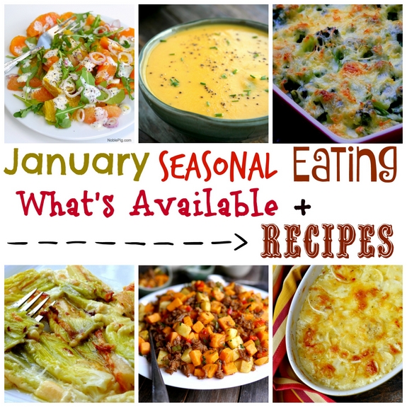 January Seasonal Eating Whats Available Plus Recipes