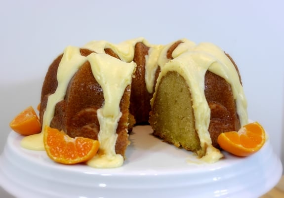 Olive Oil Bundt Cake with Tangerine Glaze 3