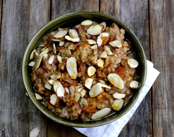 Slow Cooked Chinese Five Spice Steel Cut Oats