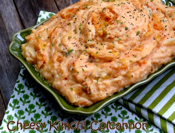 Cheesy Kimchi Colcannon 1