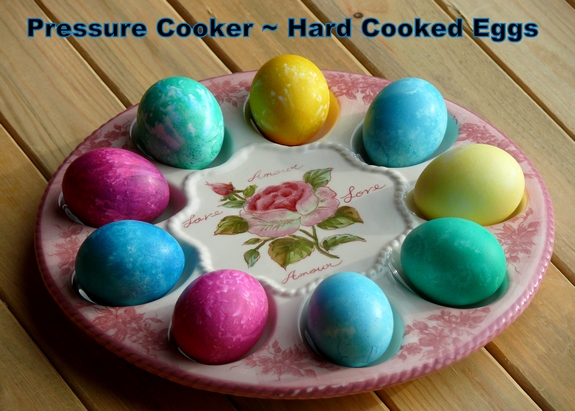 Hard Cooked Pressure Cooker Eggs