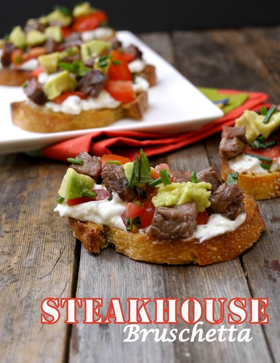 Steakhouse Bruschetta fantastic appetizer