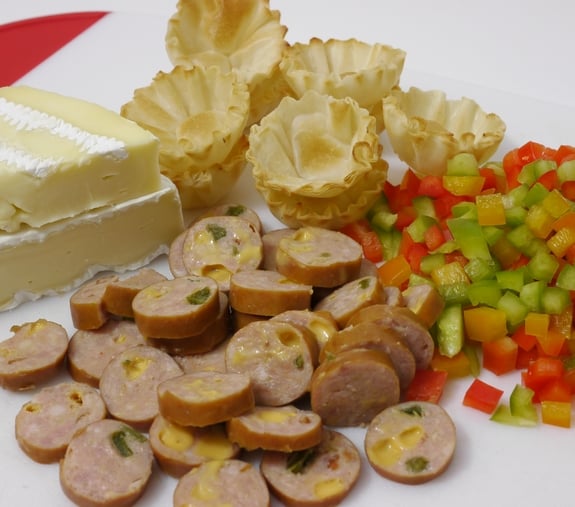 Sausage Brie and Pepper Bites ingredient