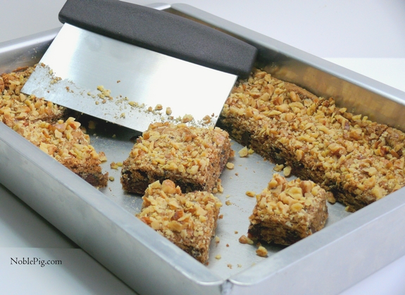 Butterscotch Walnut Chocolate Bars perfect for the holidays