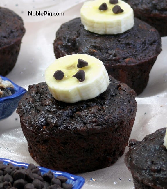 Noble Pig Guilt Free Chocolate Banana Muffins single serve