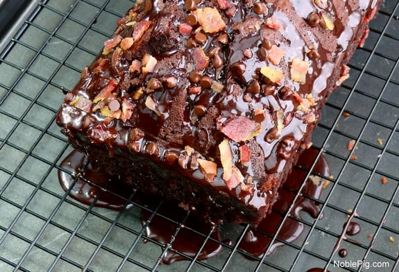 Noble Pig Chocolate and Bacon Loaf Cake