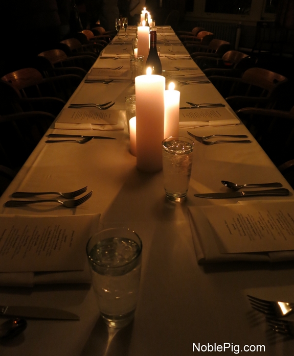 Noble Pig McMenamins Grand Lodge Equinox Room dinner