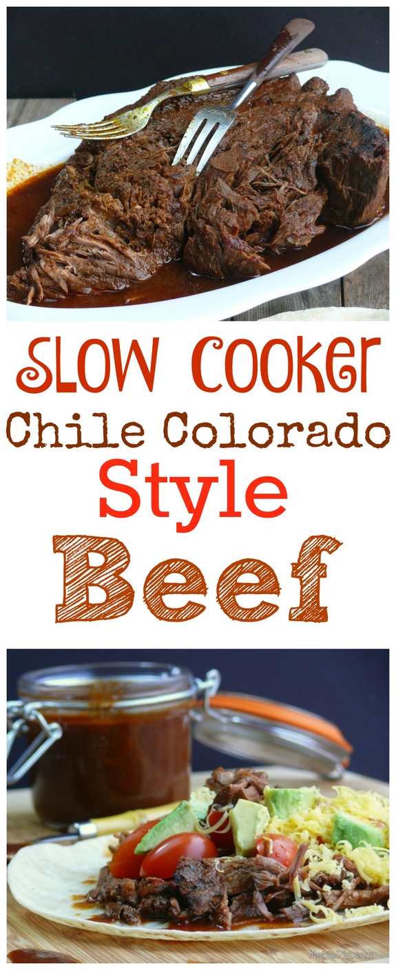 Slow Cooker Chile Colorado Style Beef | Noble Pig