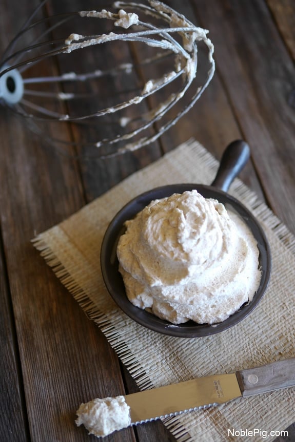 Peanut Butter Whipped Cream Noble Pig