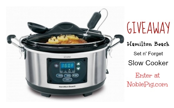 Hamilton Beach Set n Forget Slow Cooker from Noble Pig