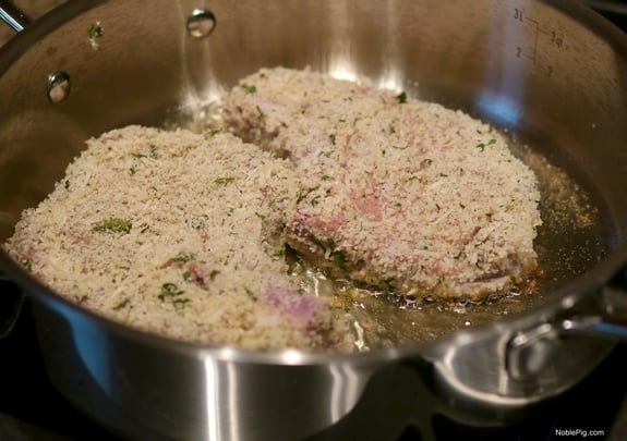 Parm Crusted Pork Chops with Buttermilk Sage Gravy 1