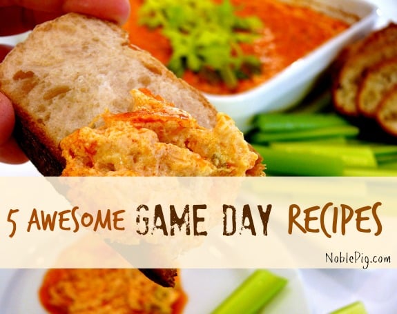 5 Awesome Game Day Recipes Graphic
