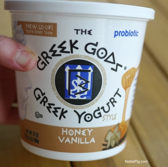 30 Minute Banana Almond Chocolate Chip Oats Greek yogurt