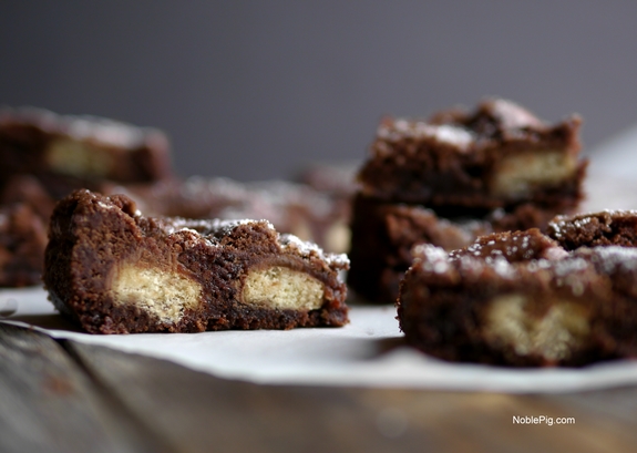Twix Candy Bar Brownies Twix crunchy in the center