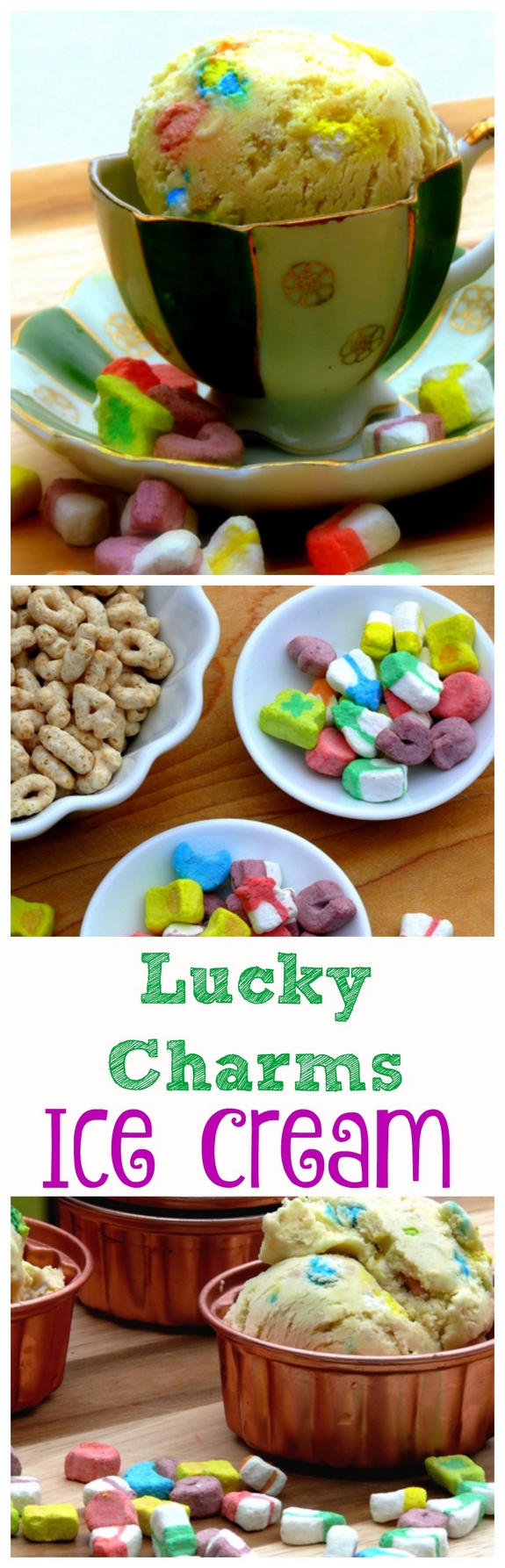 Lucky Charms Ice Cream for St  Patricks Day will have your little leprechauns jumping for joy 