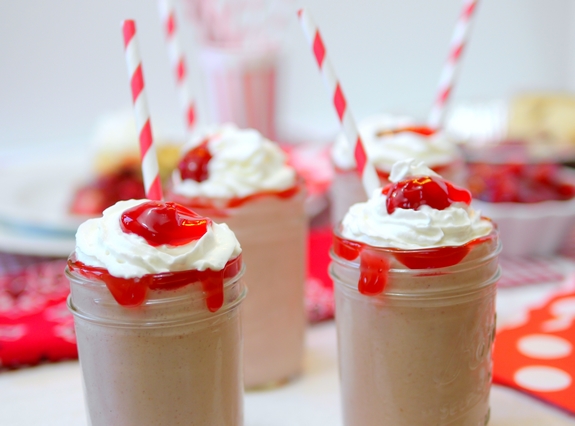 Cherry Pie Milkshakes make the best dessert