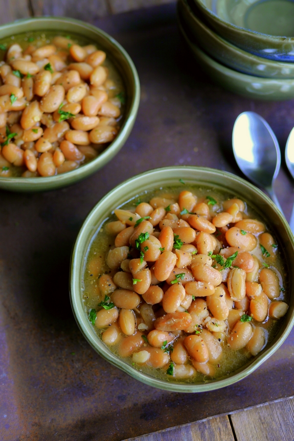 Slow Cooker Mexican Beans are the perfect side dish or are amazing on their own