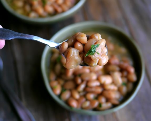 Slow Cooker Mexican Beans will have you begging for more 