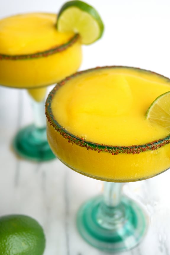 Spicy Mango Frozen Margaritas the perfect drink for you