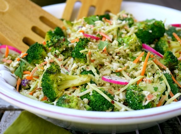 Grilled Broccoli Salad is simple easy and tastes delicious