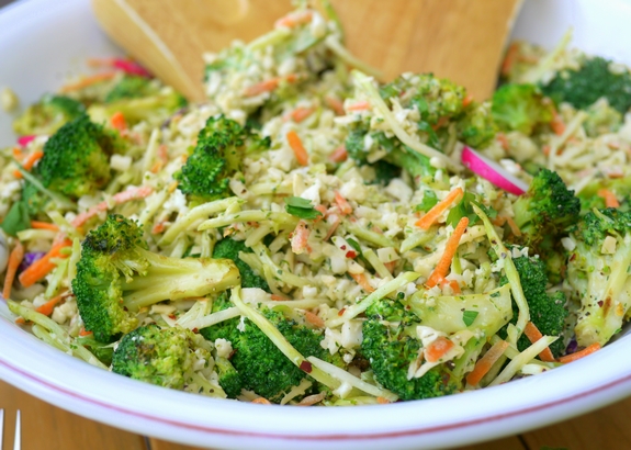 Grilled Broccoli Salad yumminess