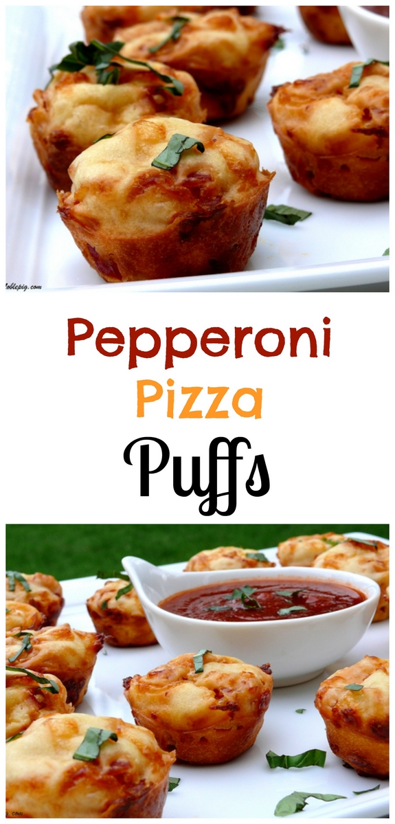 Pepperoni Pizza Puffs
