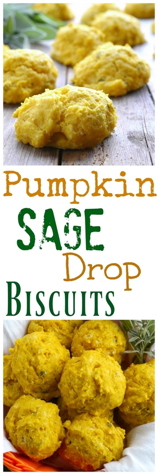 Pumpkin Sage Drop Biscuits