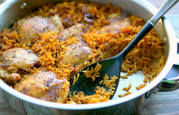 The Best One Pot Stove Top Chicken and Rice you might eat the whole pan