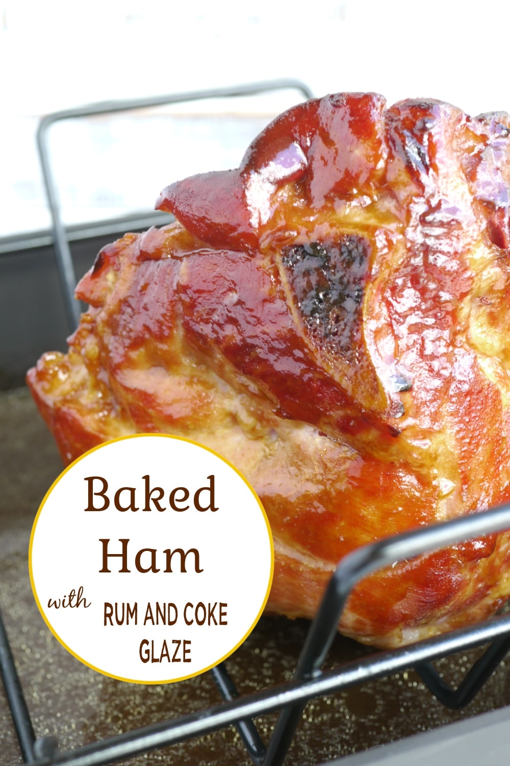 This Baked Ham with Rum and Coke Glaze is a delicious twist on a classic holiday dish. The sweet and savory glaze, made with rum and Coke, adds a unique flavor to the juicy, tender ham. via @cmpollak1