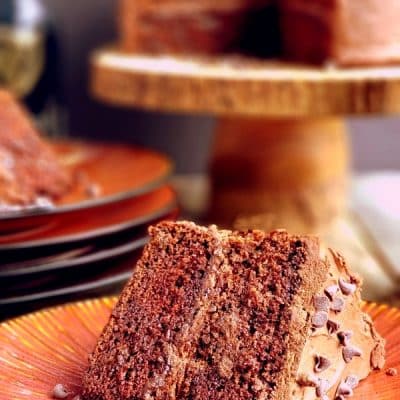 Guinness Stout chocolate layer cake