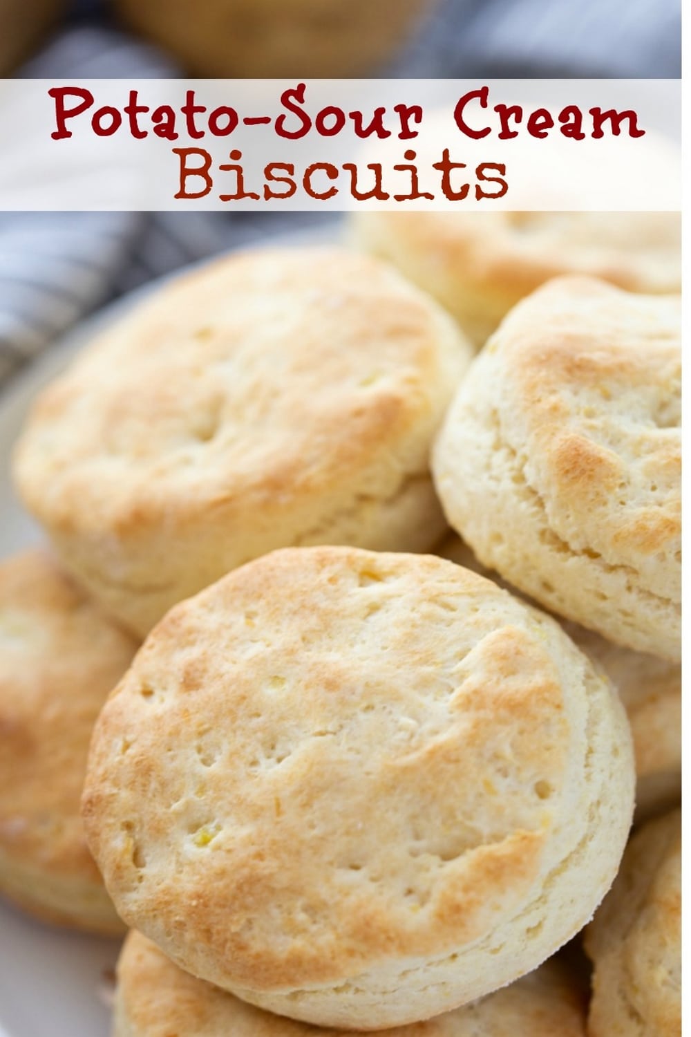 Enjoy the comfort of fluffy sour cream biscuits with potato mixed in – a twist on my go-to made-from-scratch biscuits. These buttery biscuits are perfect for those who love a flavorful option without the need for yeast or rolling out dough. The richness of sour cream and the heartiness of potatoes in my homemade biscuit creation is one of my absolute favorite recipes. via @cmpollak1