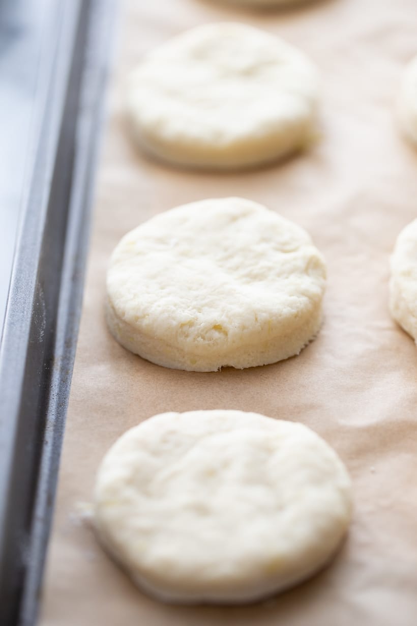 Cut out biscuits.